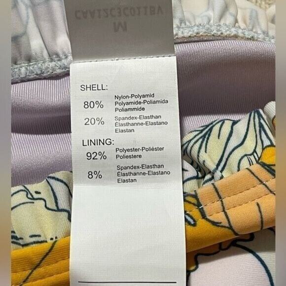 Cupshe Bikini Set Women Medium Purple Floral Underwire Push Up Cheeky 2 Piece - Picture 6 of 7